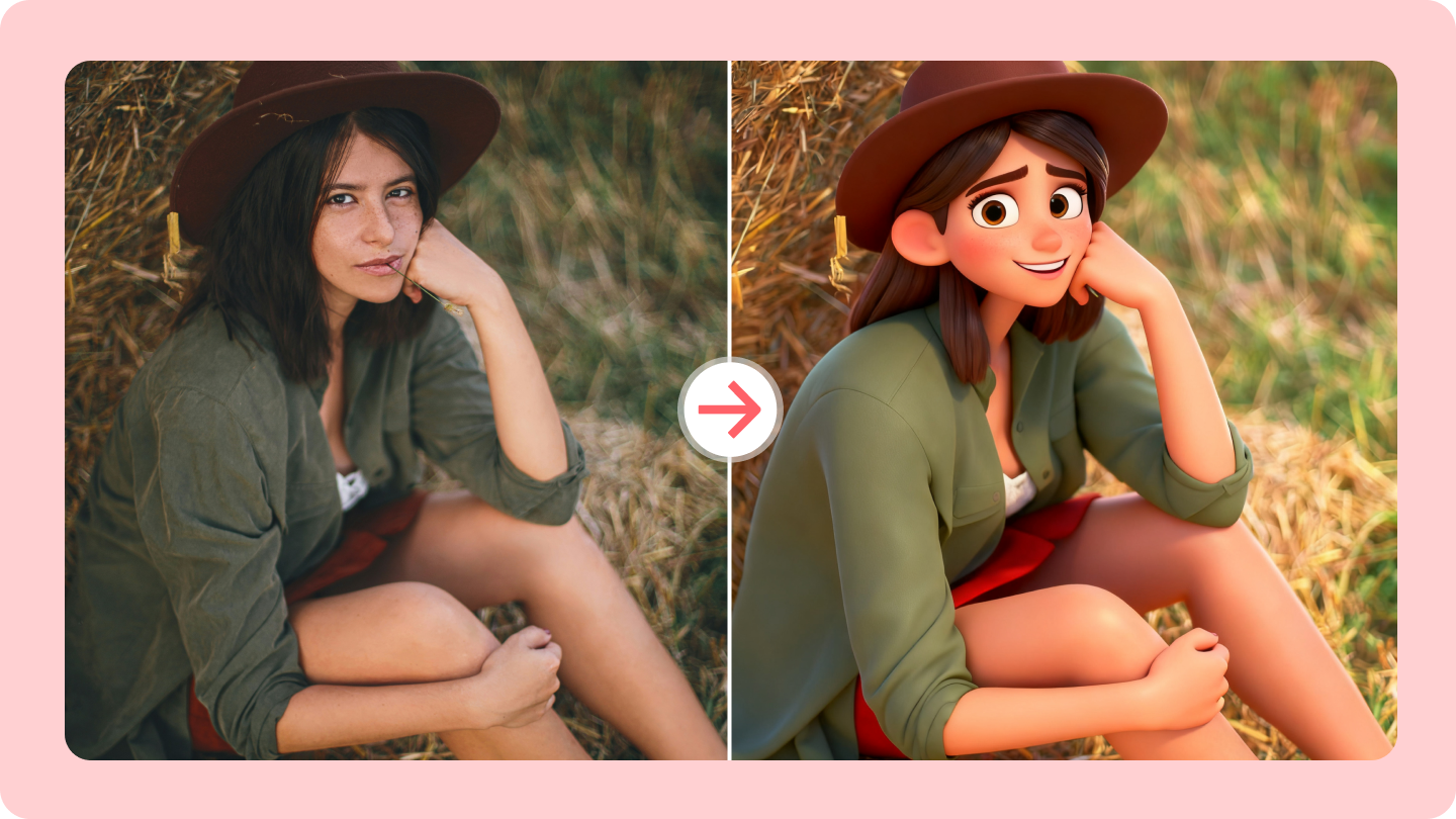 Penjana imej gaya Pixar AI