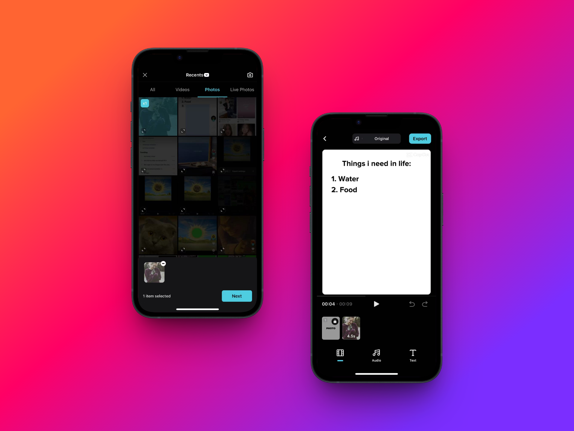 Şablonunuza uygun olacak şekilde medyanızı yükleyin.