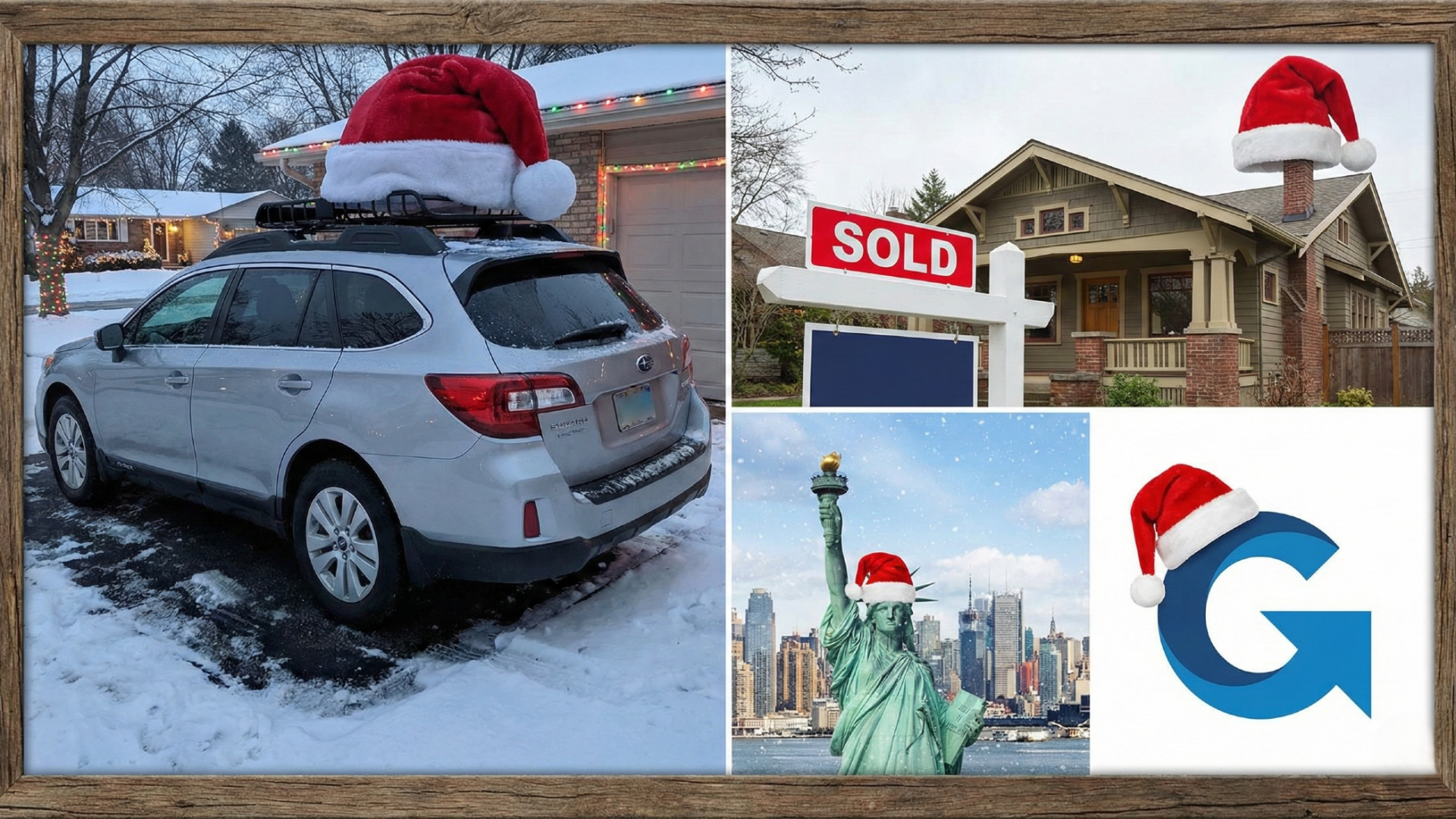 Creating memes with Santa Hats