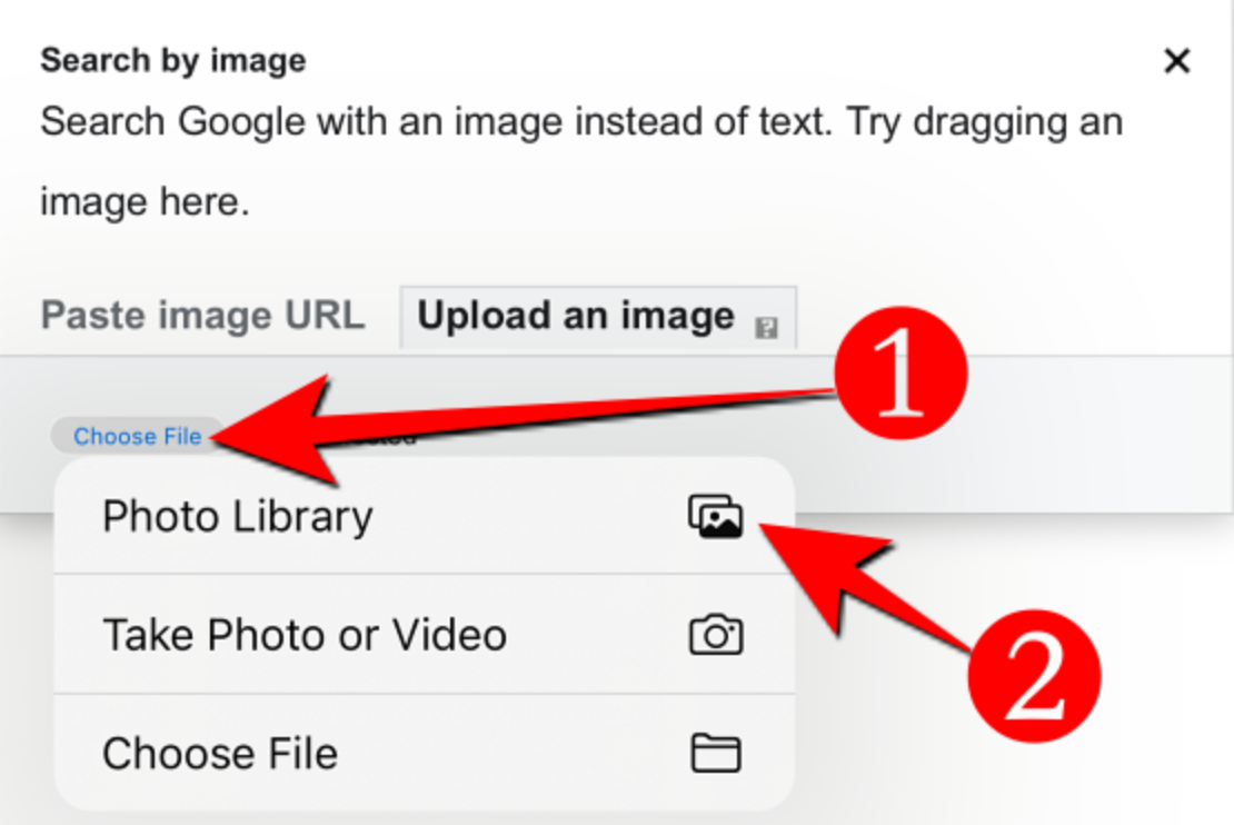 How to perform a Facebook image search on a mobile device
