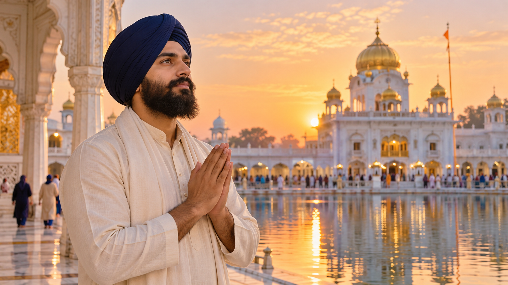 Guru Nanak Jayanti AI photo prompts example