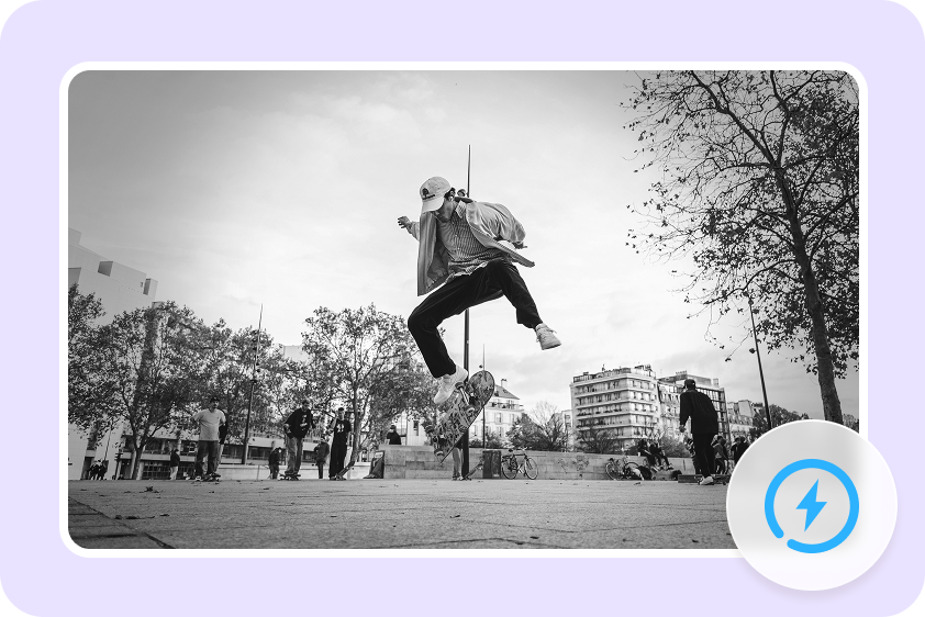 Quickly convert images to grayscale with CapCut