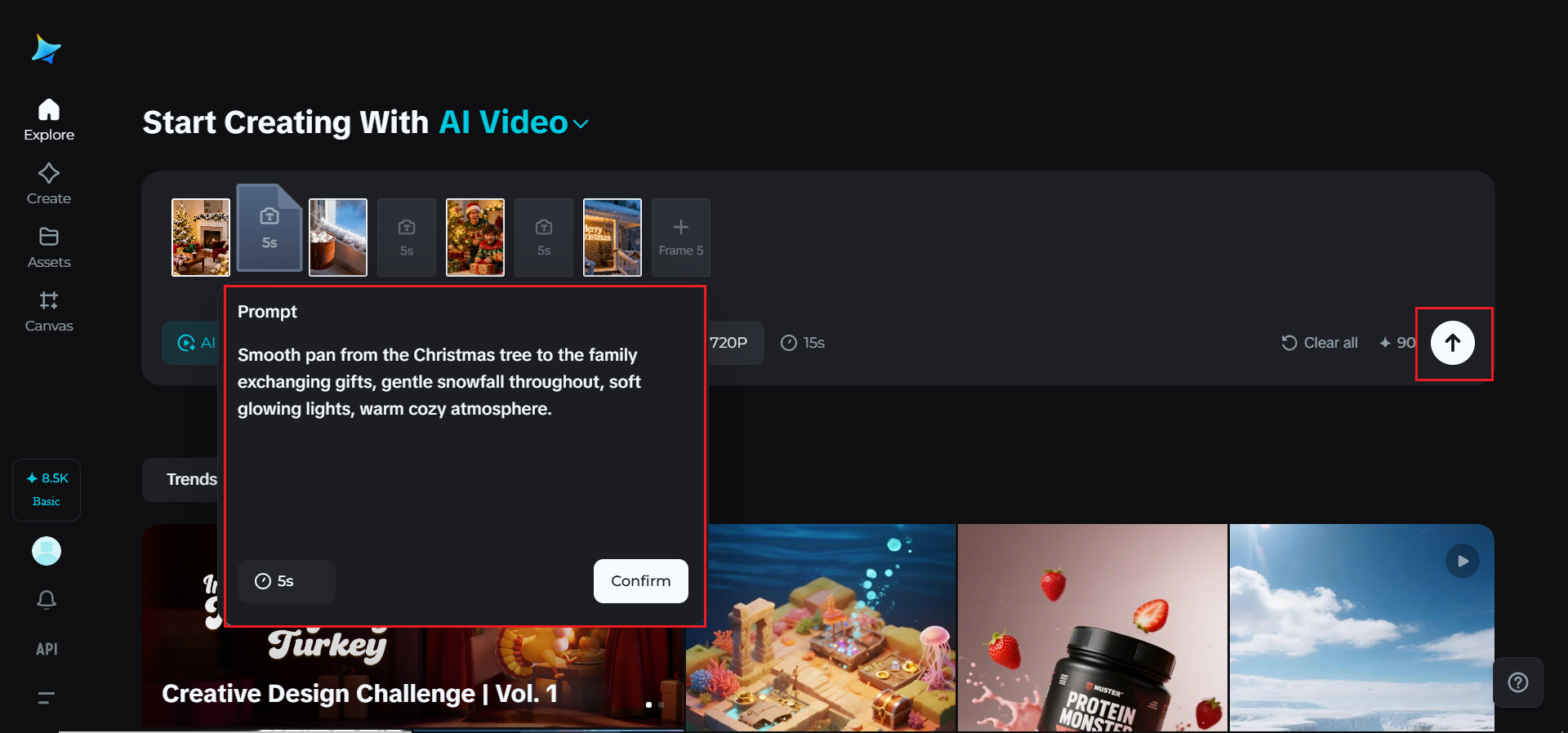 Generate your holiday video