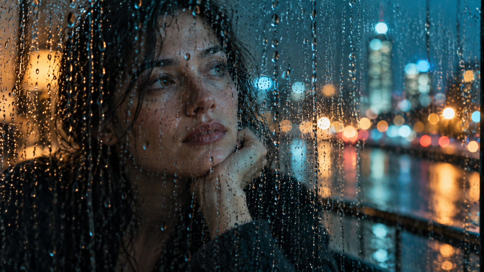 water music video: Rain on Glass Portrait