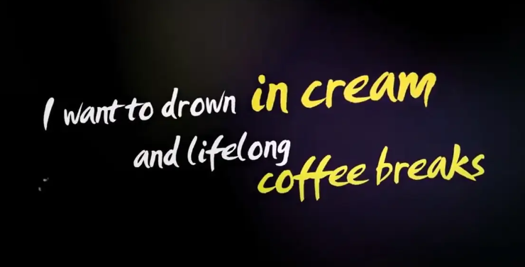 Lyrics animated text lyric video template