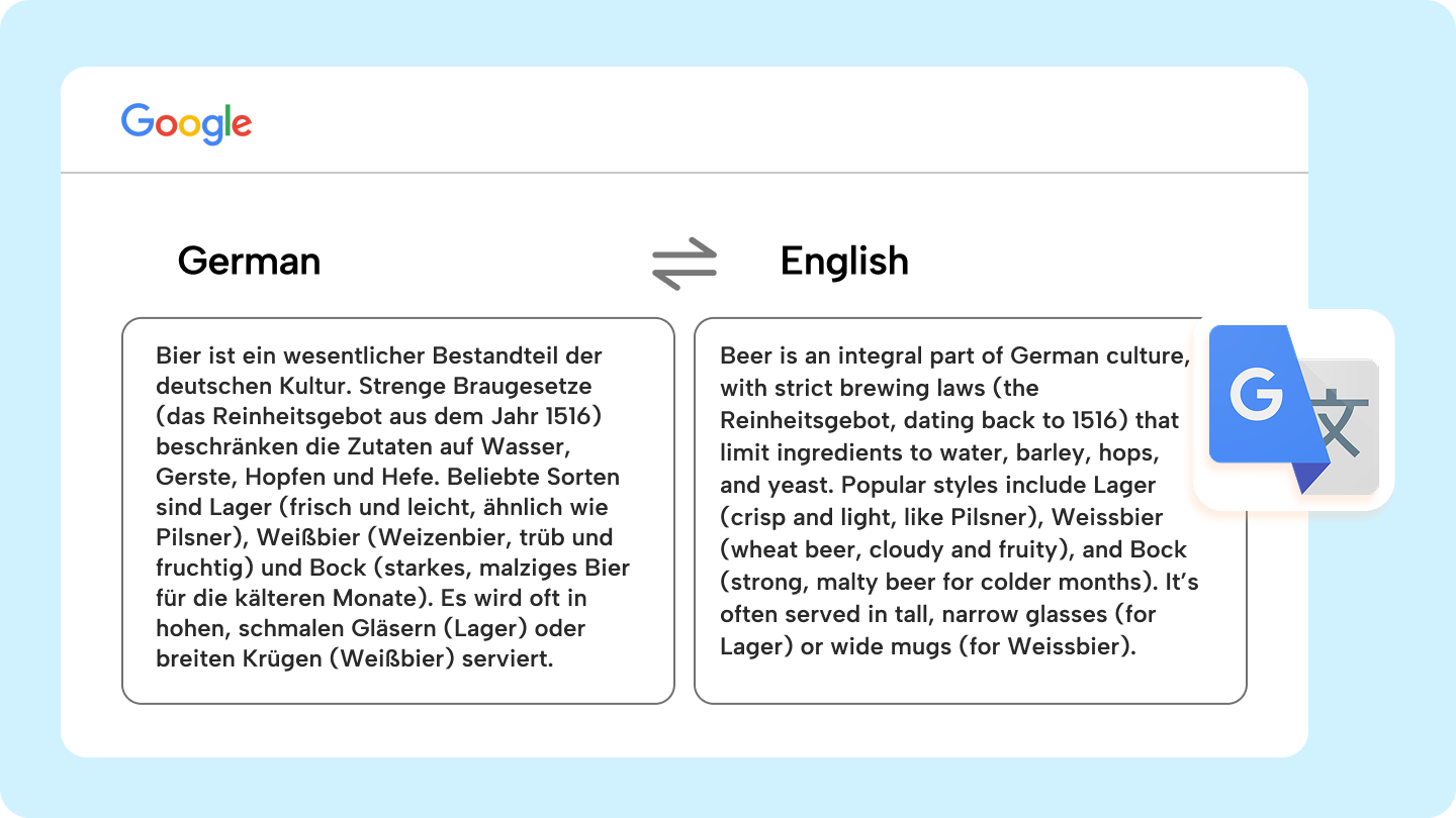 google translate german to english
