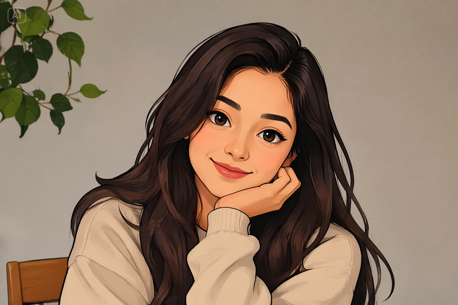 Prompt Seen cartoon AI photos