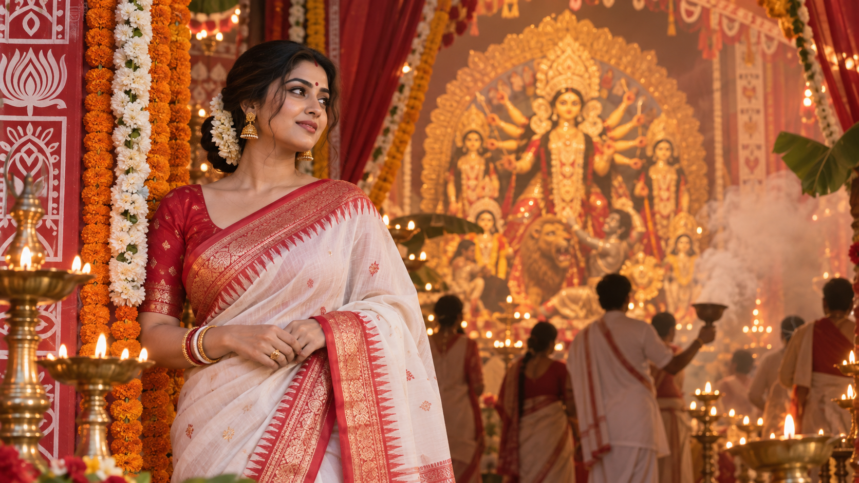 10 viral durga puja ai photo editing prompts cover