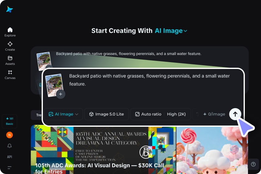 Opisz swoją wizję lub prześlij zdjęcie podwórka