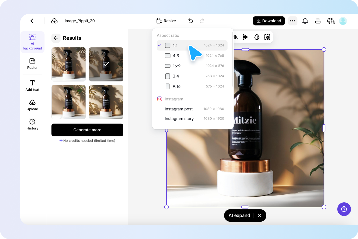 Customize your product visual