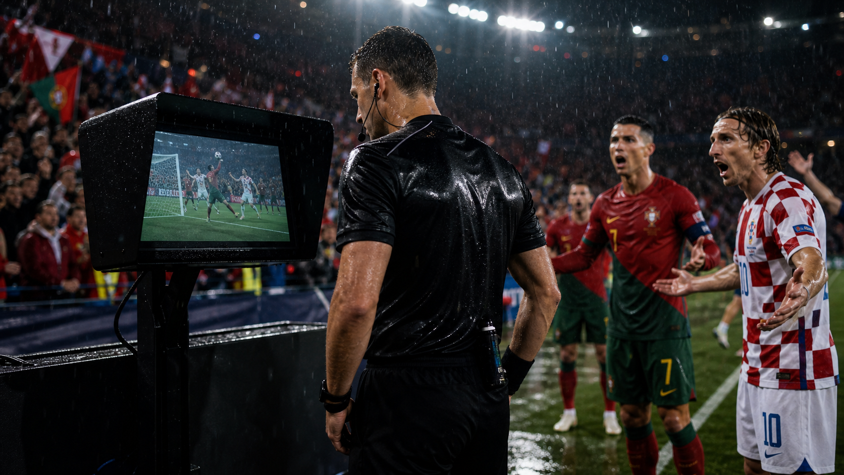 Portugal vs Croatia VAR Poster Prompts hero