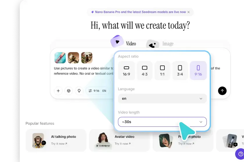 Generate your video ad