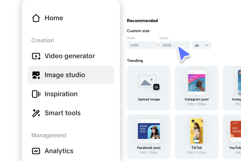 Set up the canvas for your cover letter