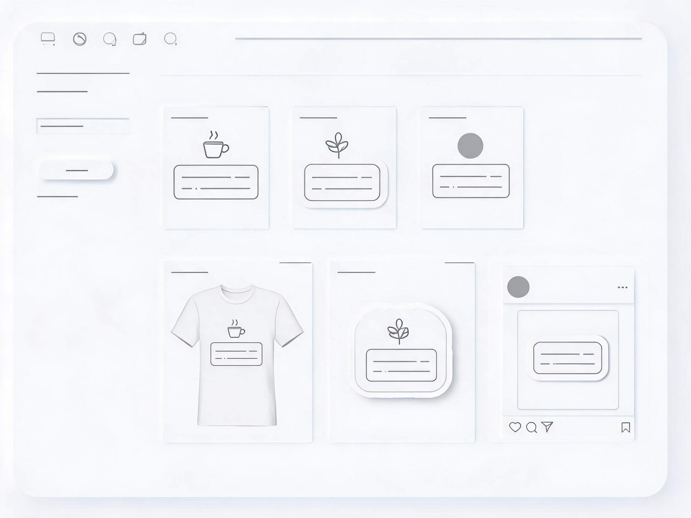 Slogan-Grafiken auf Merchandise-Mockups