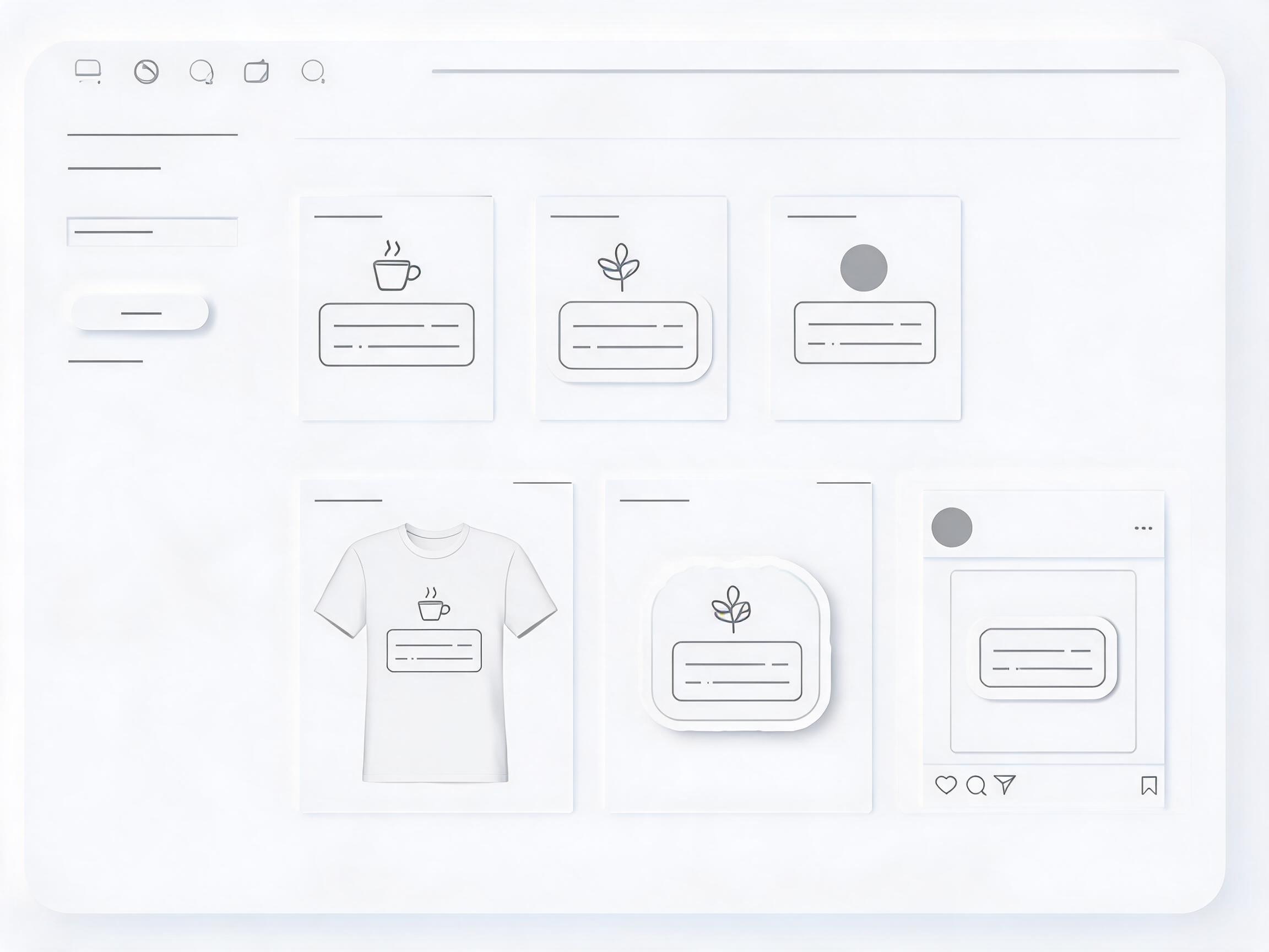 Slogan-Grafiken auf Merchandise-Mockups