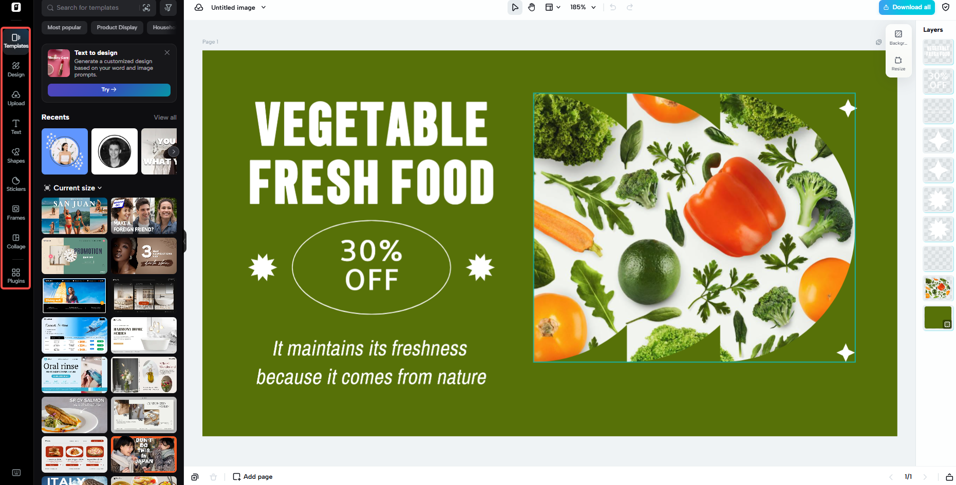 Choose a template and customize
