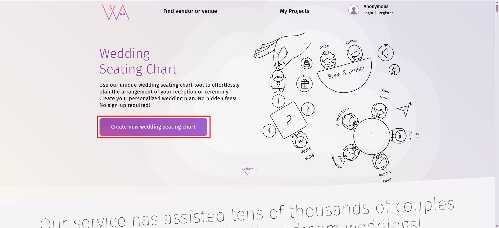 how to make a wedding seating plan