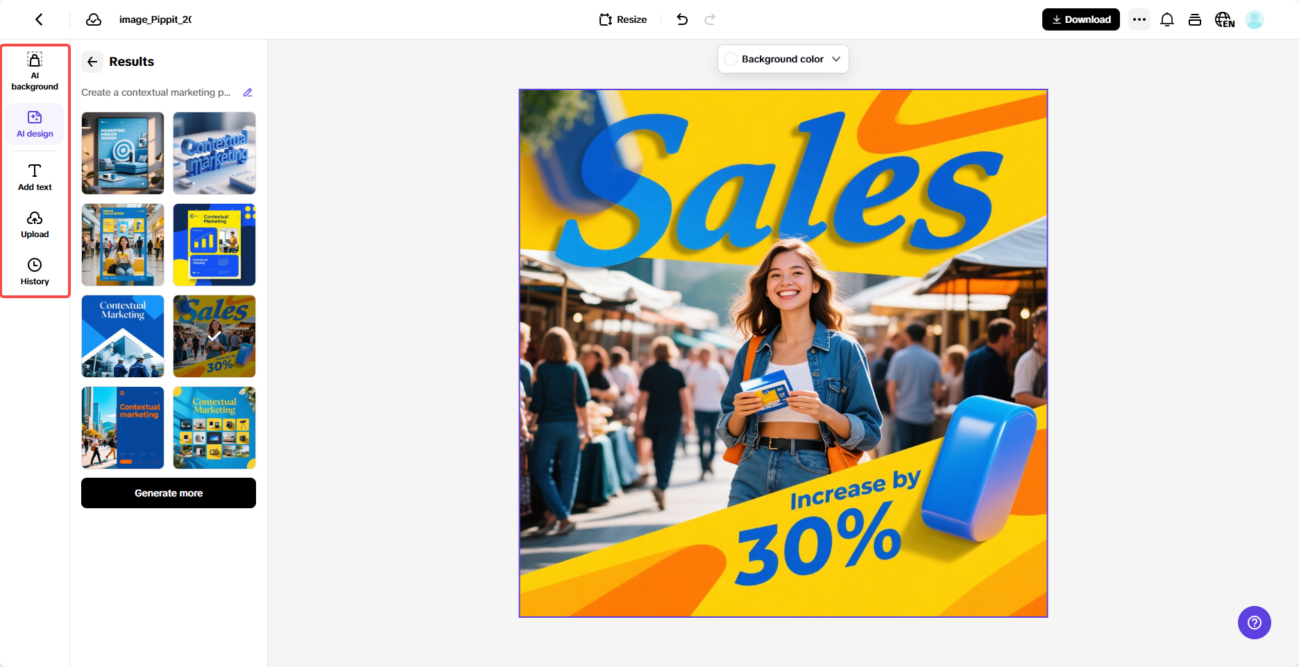 Refine & polish your posters