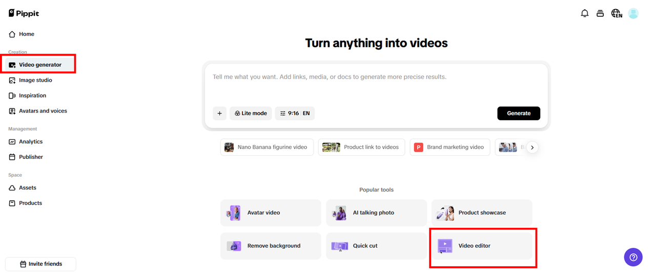 Upload your video