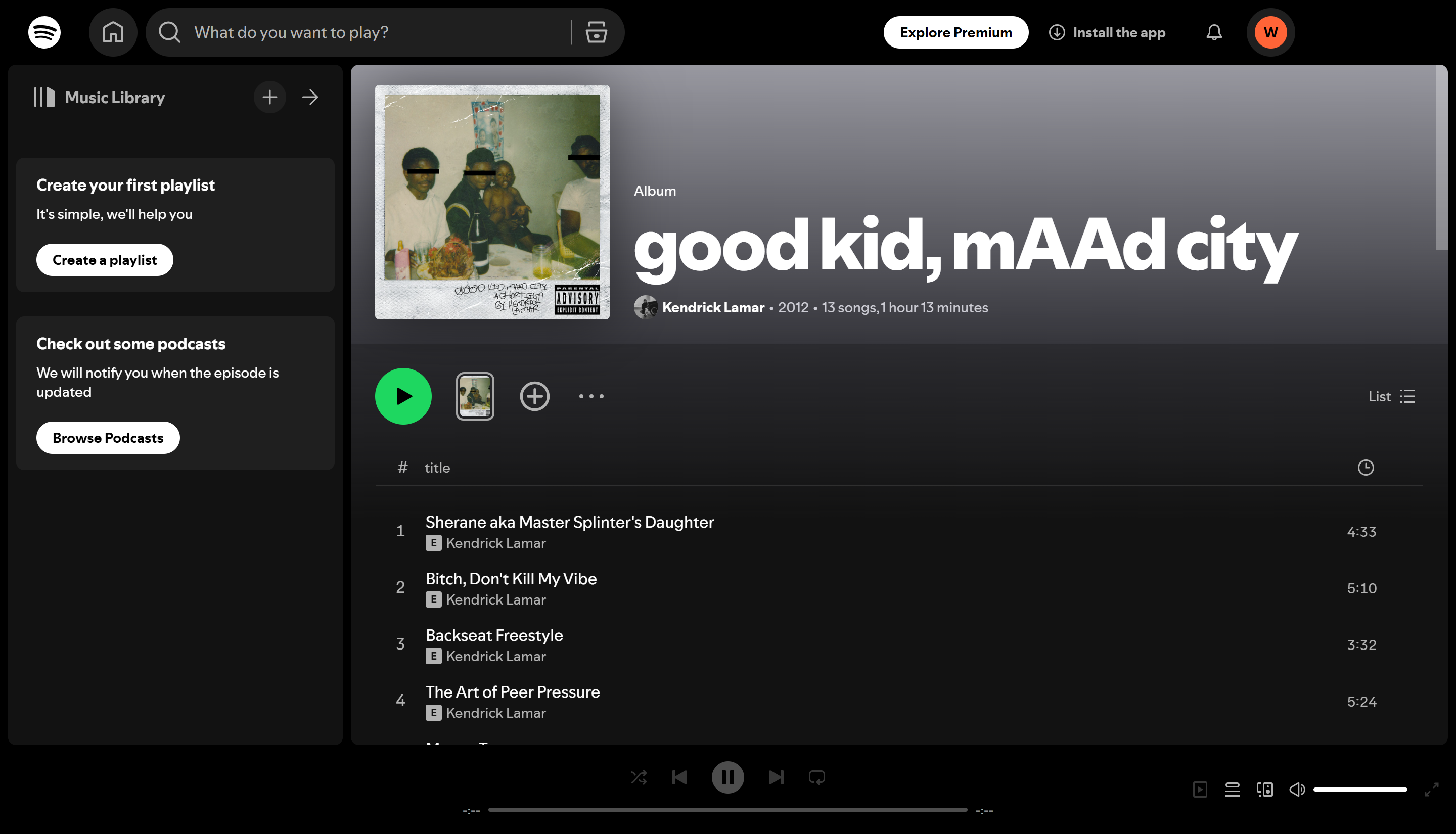 Álbumes icónicos de los 100 artistas más escuchados en Spotify: "Good Kid, M.A.A.D City" - Kendrick Lamar