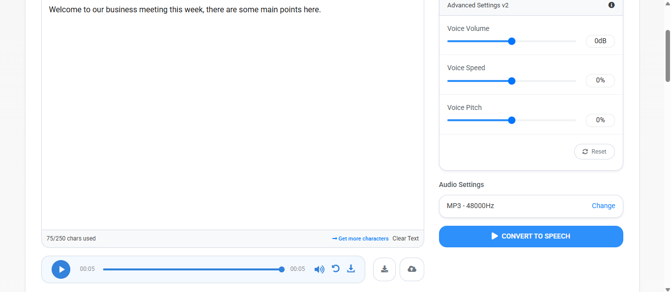 Save your audio