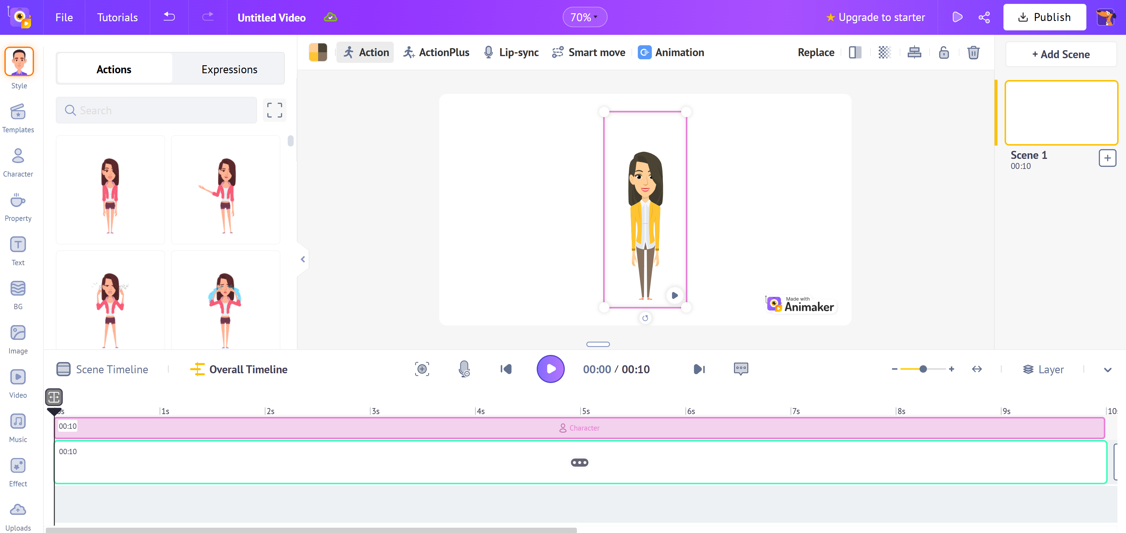 Crie uma apresentação em vídeo