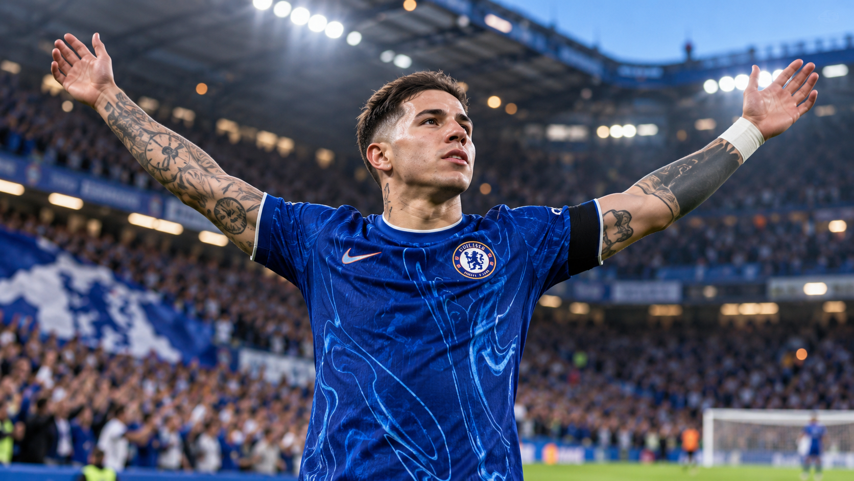 enzo fernandez celebration ai video: Social-Ready Finale