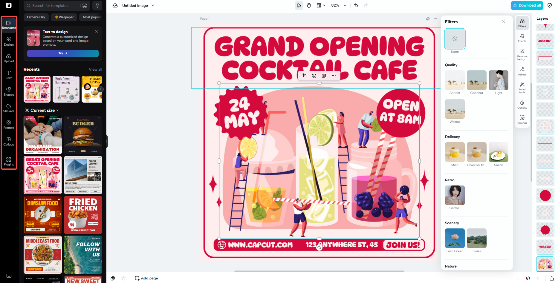 Upload, edit and customize