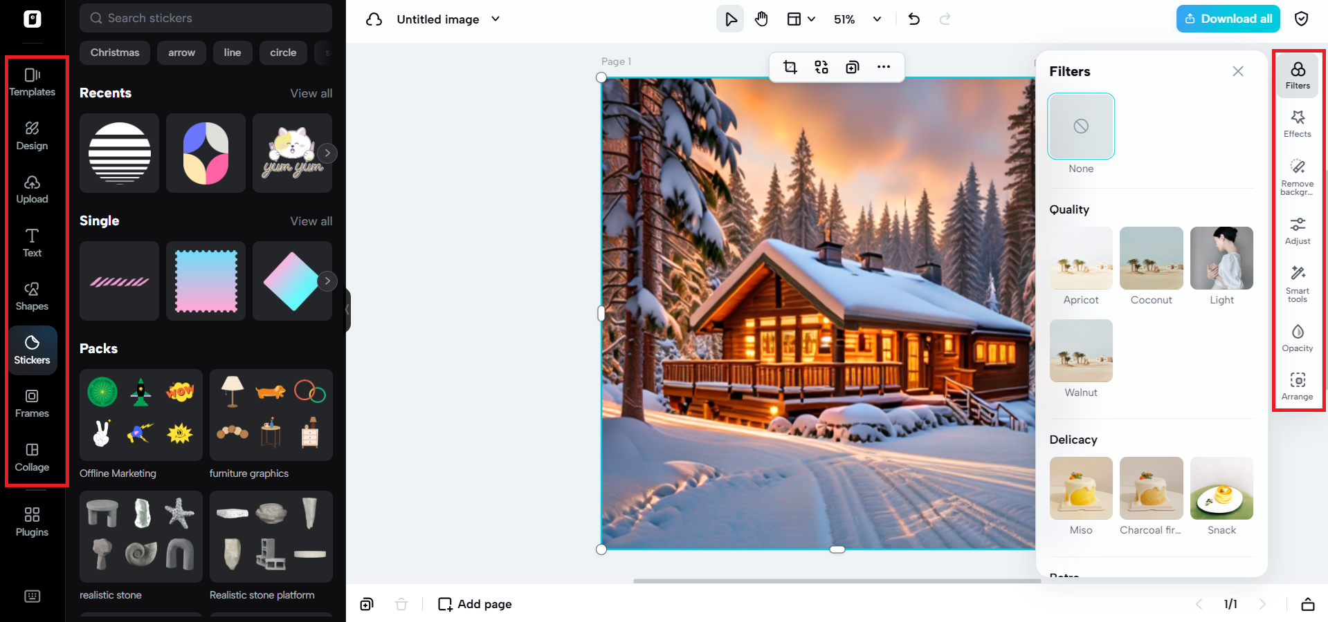 Customize the image