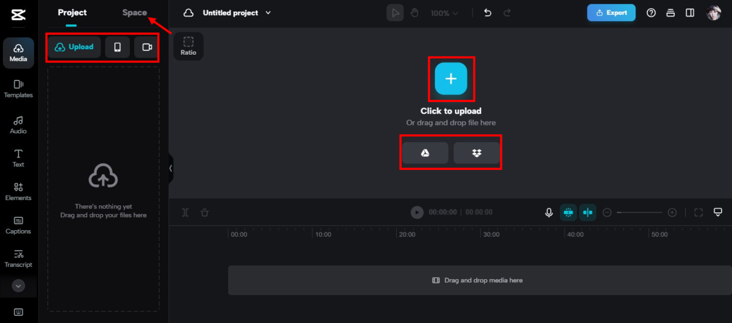 Sign up and upload 