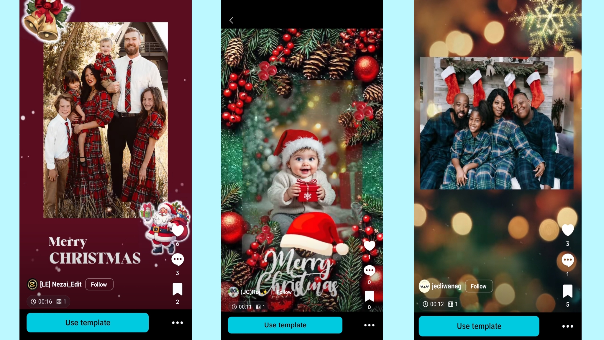 Children's Christmas Card Template (Fun & Festive)