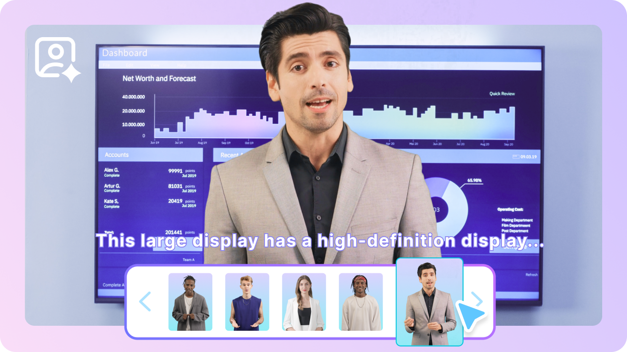 high definition display