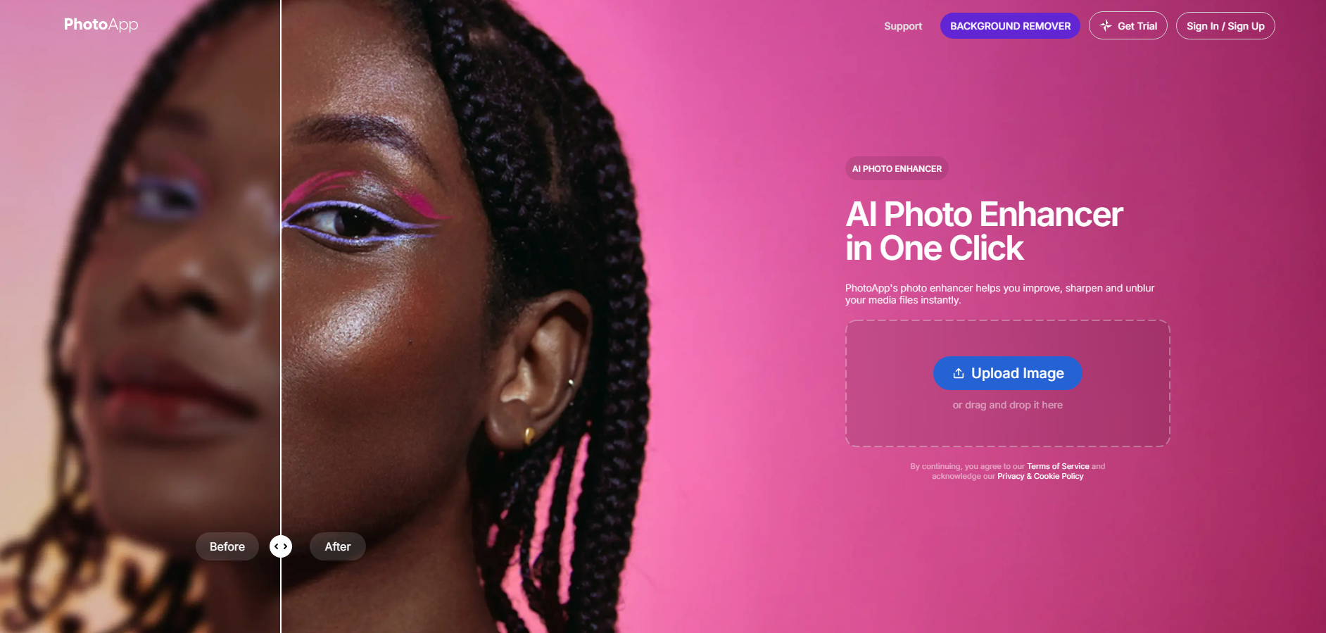 PhotoApp AI Enhancer