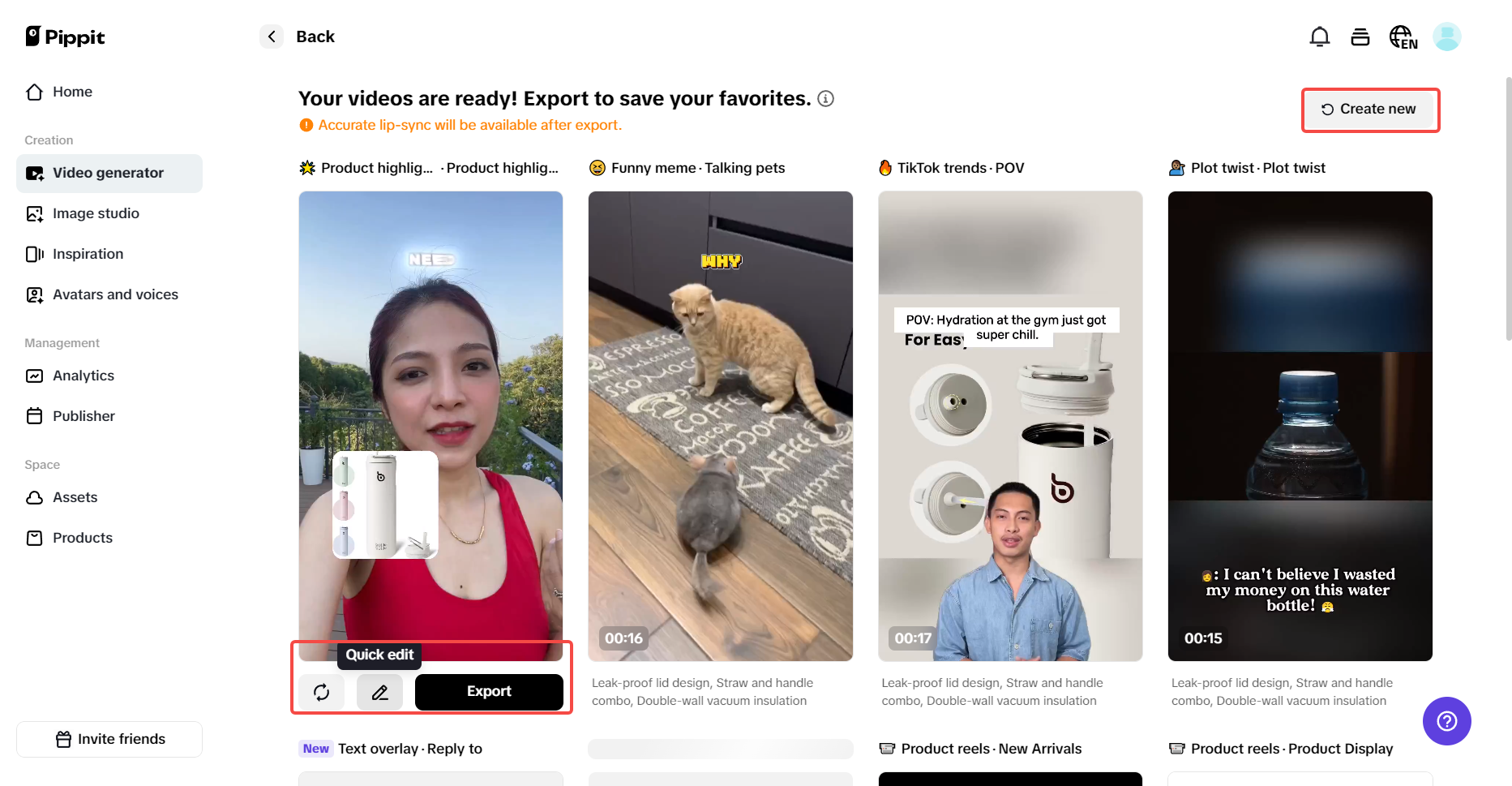 I-customize ang iyong video
