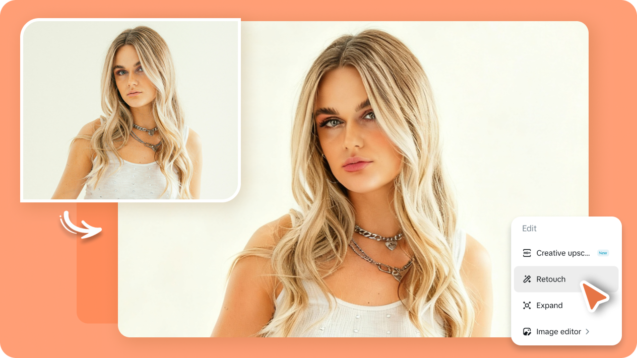 Améliorer avec retouche