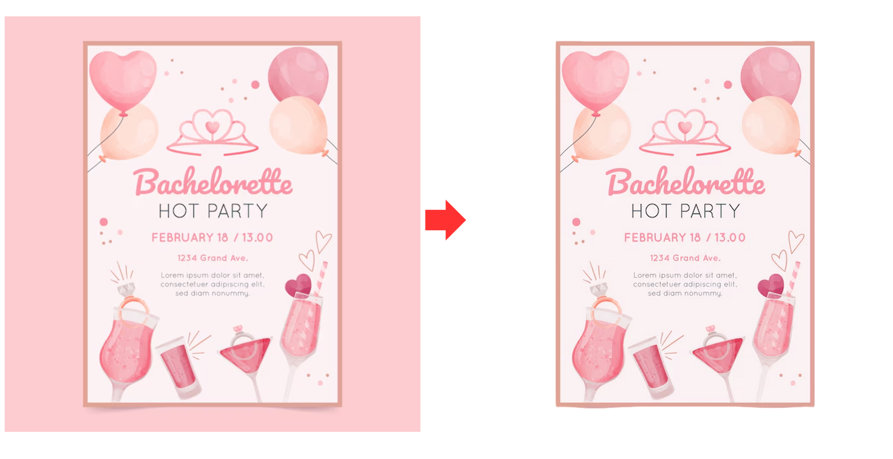 Hintergrund entfernen Wirkung