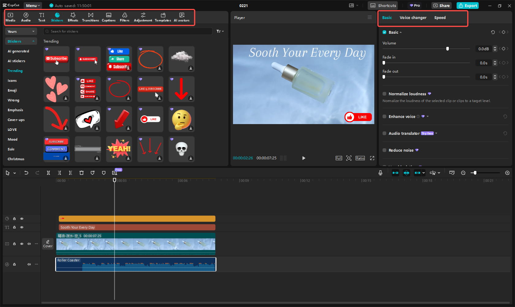 Edit video pemasaran