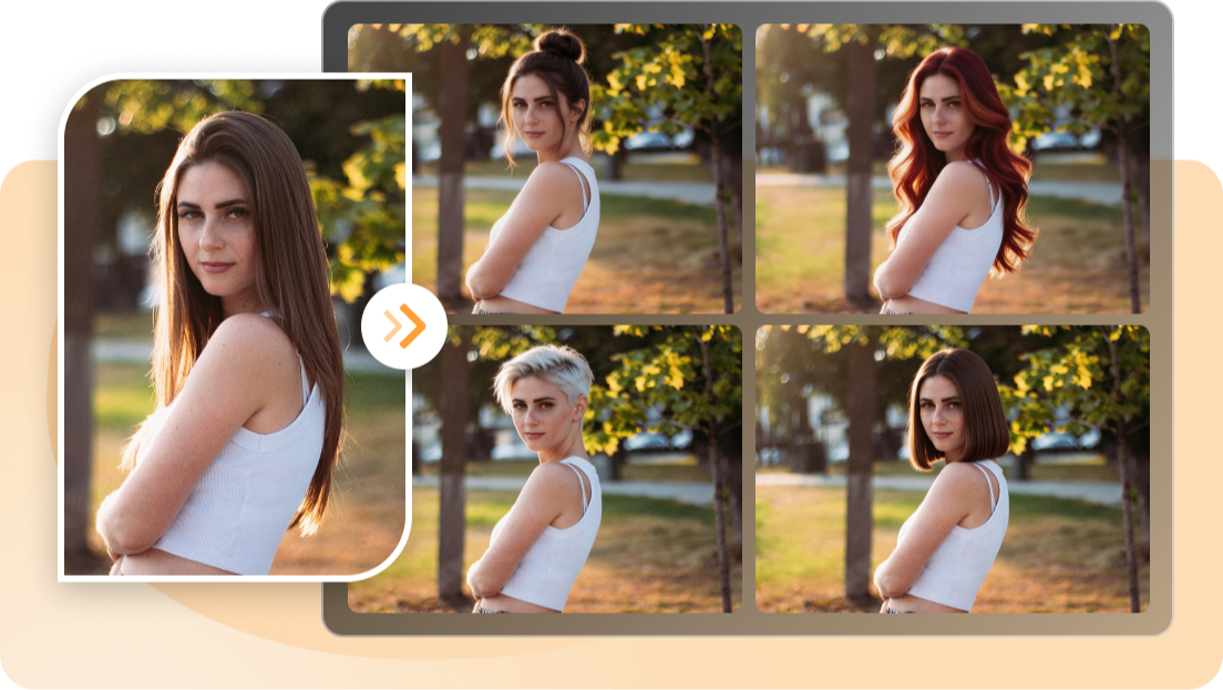 Ilarawan ang iyong hairstyle vision sa pamamagitan ng text