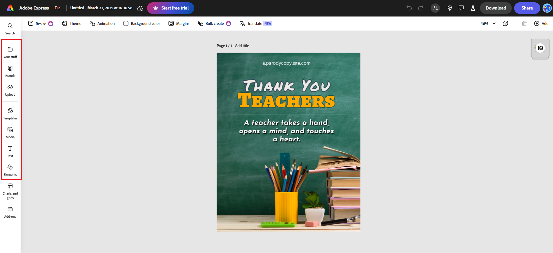 creative greeting cards Teachers' Day