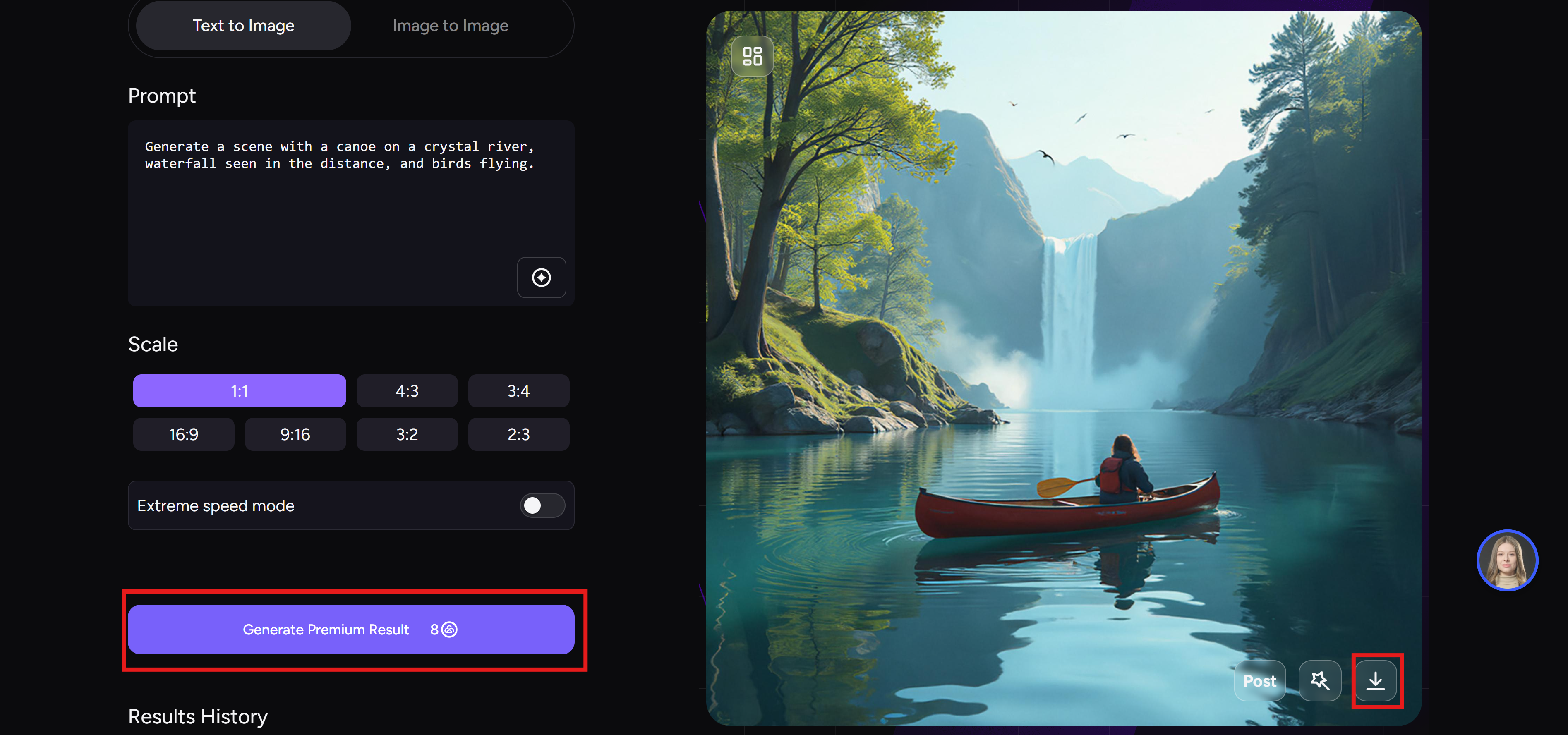 Generator gambar Akool AI