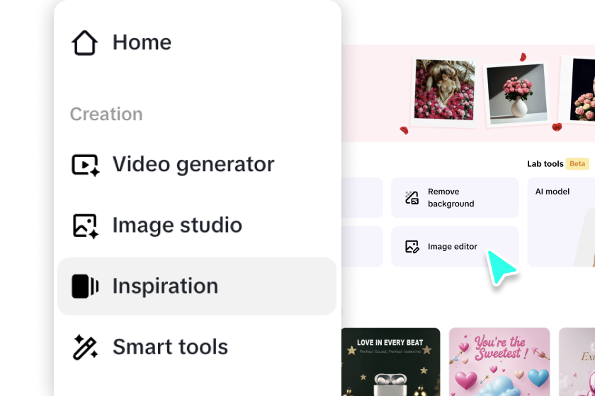 Access the image editor