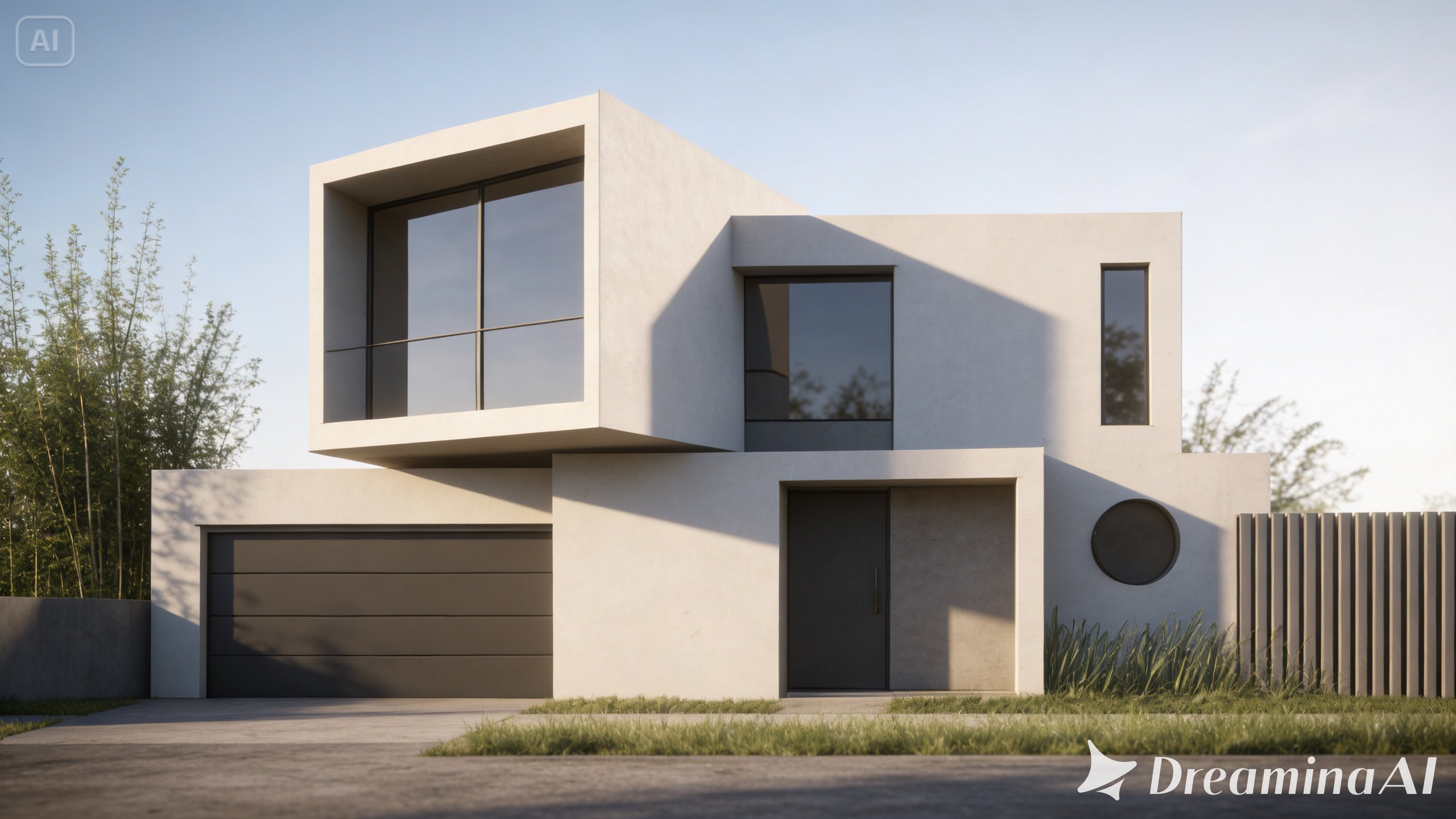 Architectural sketch to render design
