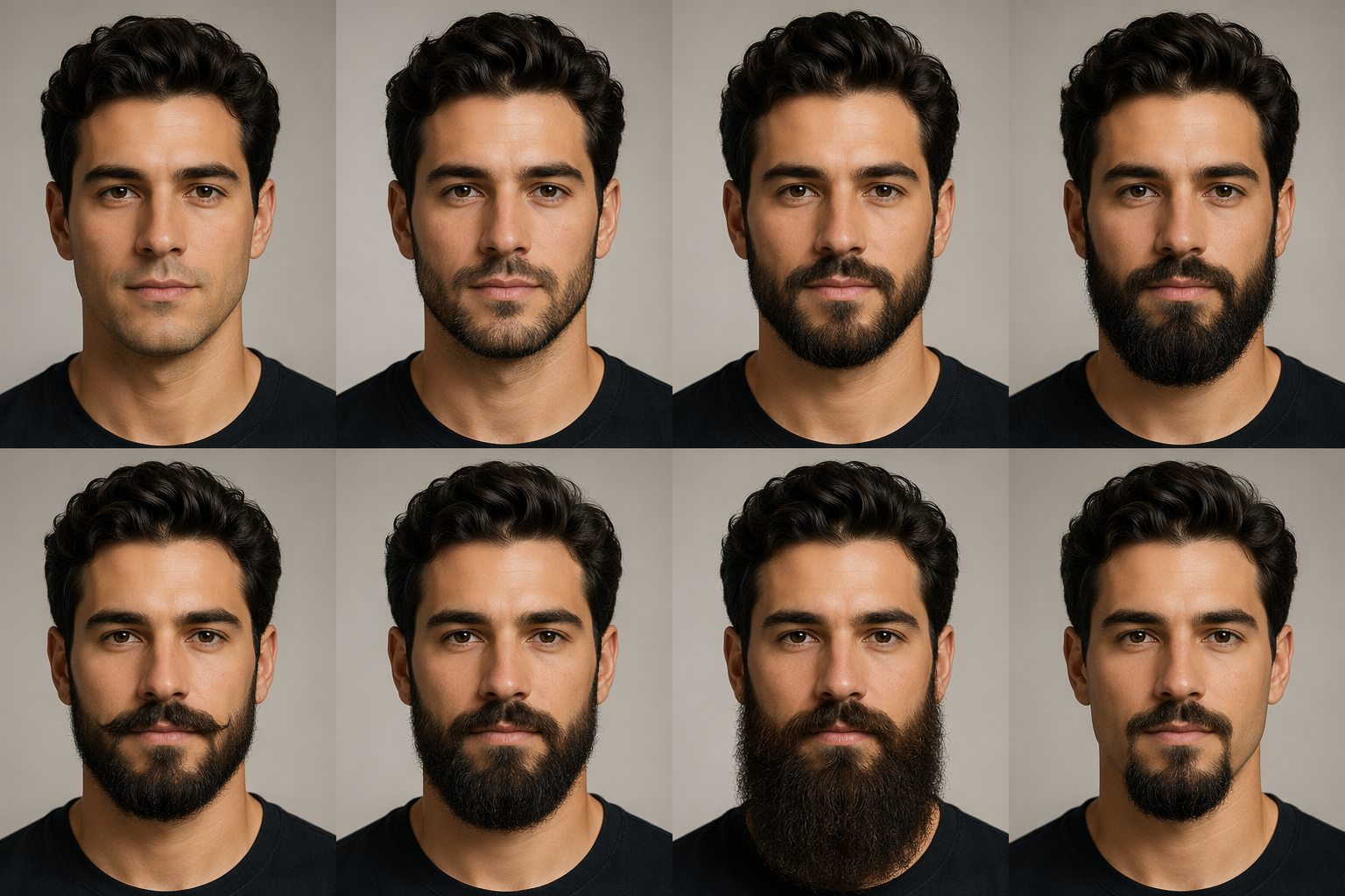 Dreamina virtual beard try on hero preview