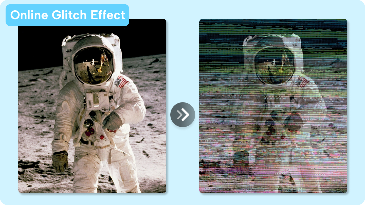 glitch-effekt online