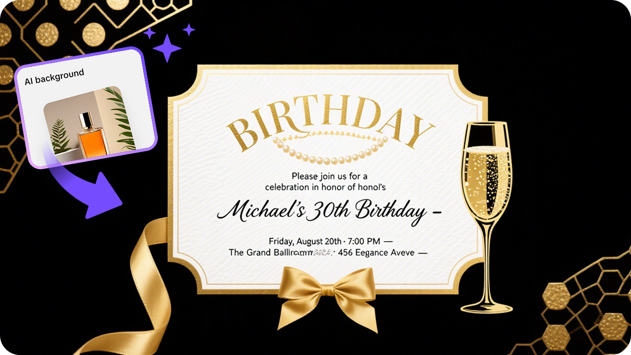 Write prompt for personalized background