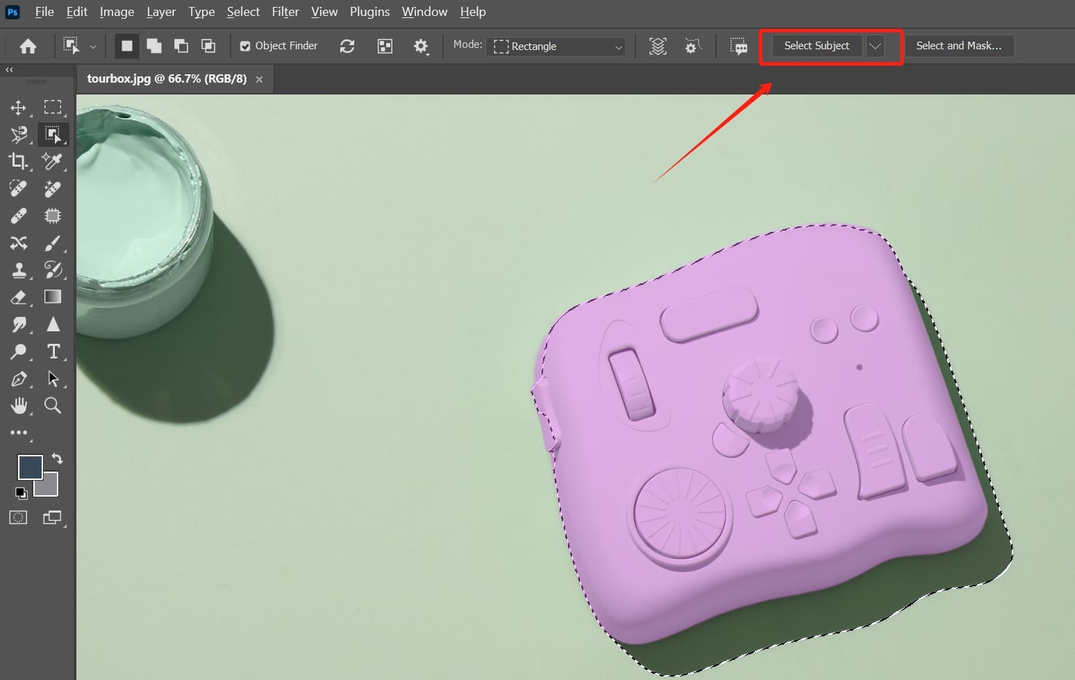 Select the subject in Photoshop