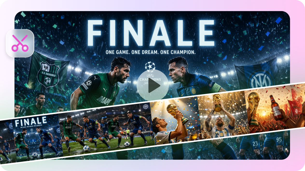 Create football and cricket World Cup videos