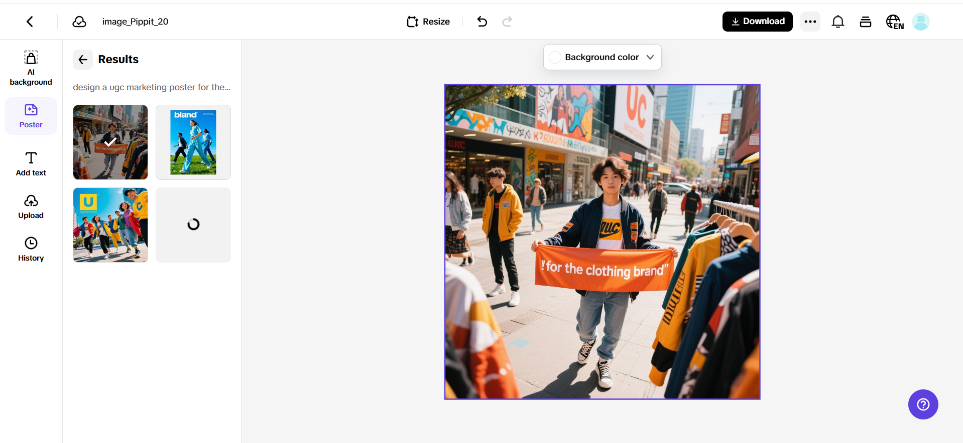 Customize your poster