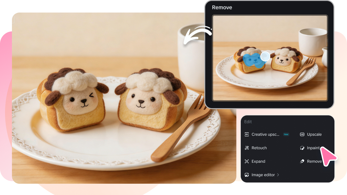 Strumenti di modifica che migliorano la consistenza del feltro e la profondità a strati