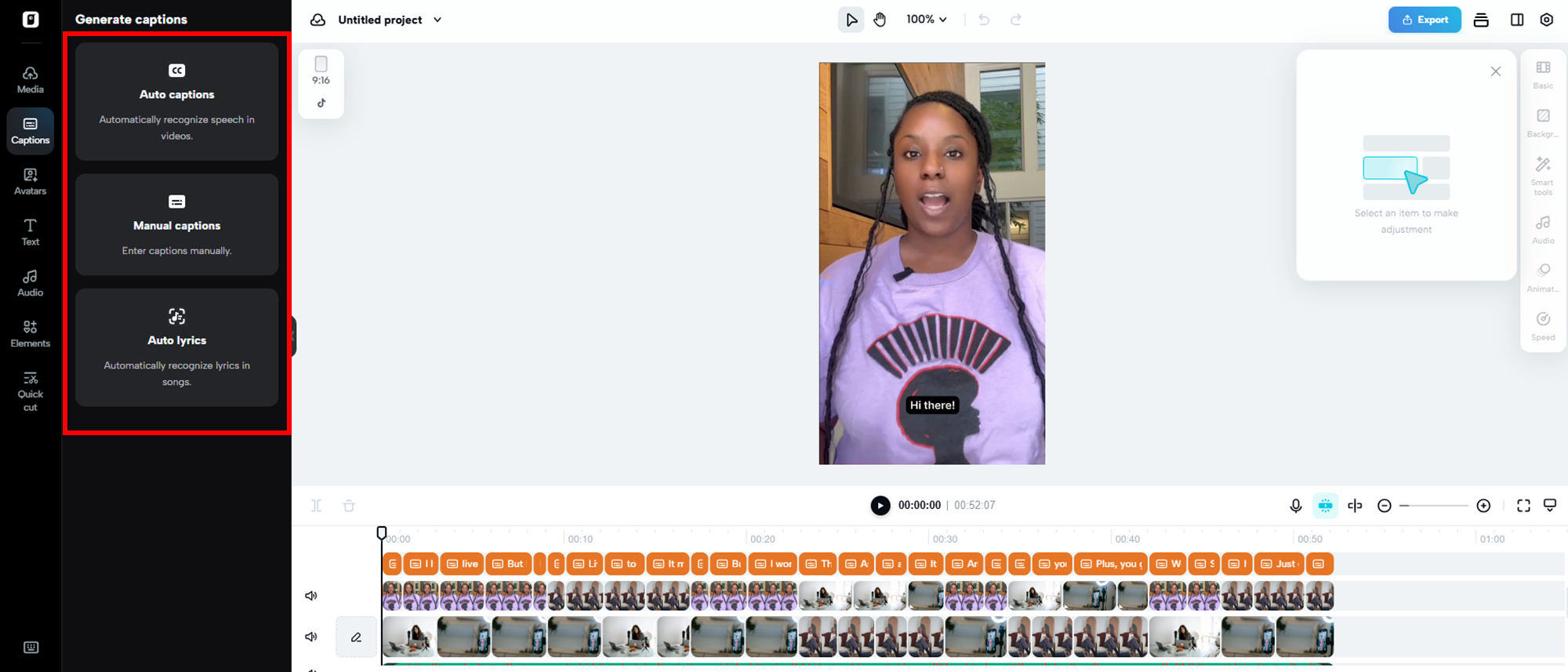 Advanced caption customization